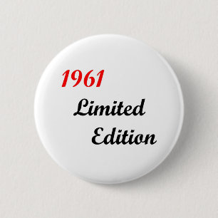 1961 Limited Edition 6 Cm Round Badge