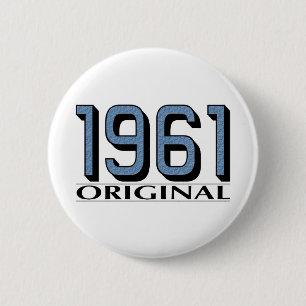 1961 Original 6 Cm Round Badge