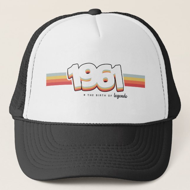 1961 The birth of legends Trucker Hat (Front)