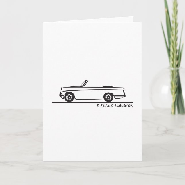 1961 Triumph Herald Convertible Card (Front)