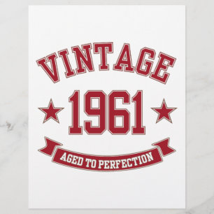 1961 Vintage Aged To Perfection