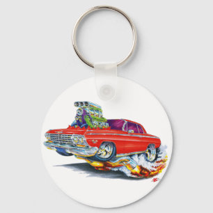 1962-63 Impala Red Car Key Ring