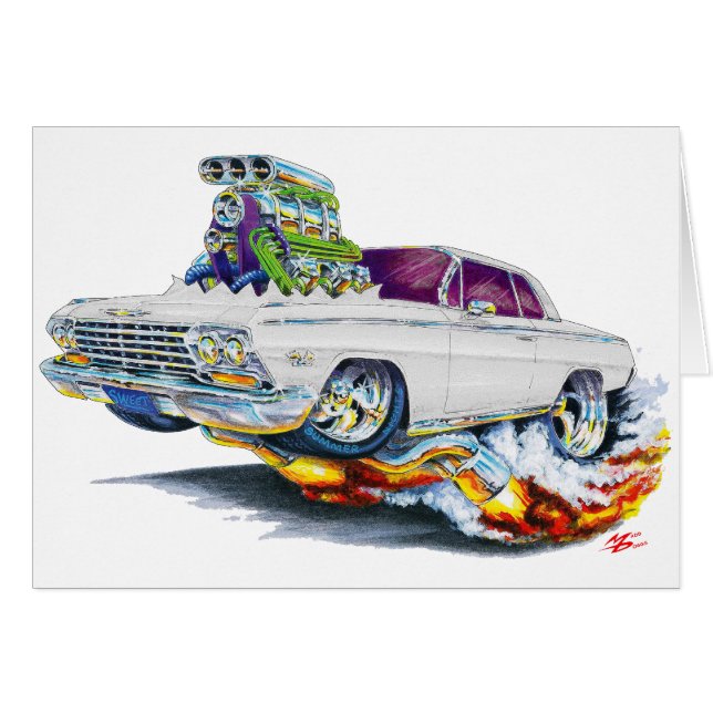 1962-63 Impala White Car (Front Horizontal)