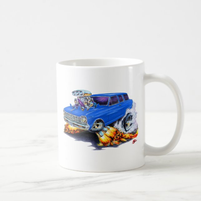 1962-65 Nova Blue Wagon Coffee Mug (Right)