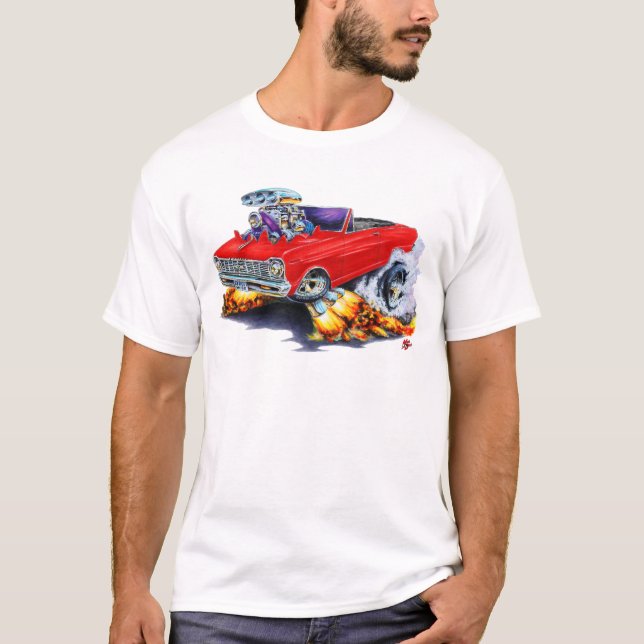 1962-95 Nova Red Convertible T-Shirt (Front)