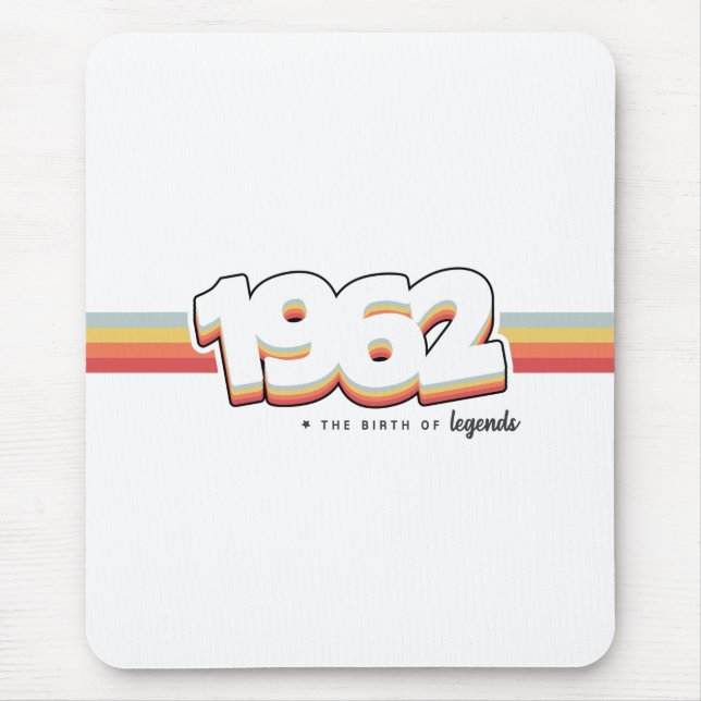 1962 The birth of legends Mouse Pad (Front)