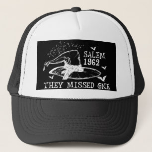 1962 They Missed One Salem Witch Halloween  Trucker Hat