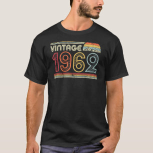 1962 Vintage Shirt, Birthday Gift Tee. Retro Style T-Shirt