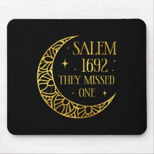 1962 You Missed One Halloween Feminist Witch Trial Mouse Pad