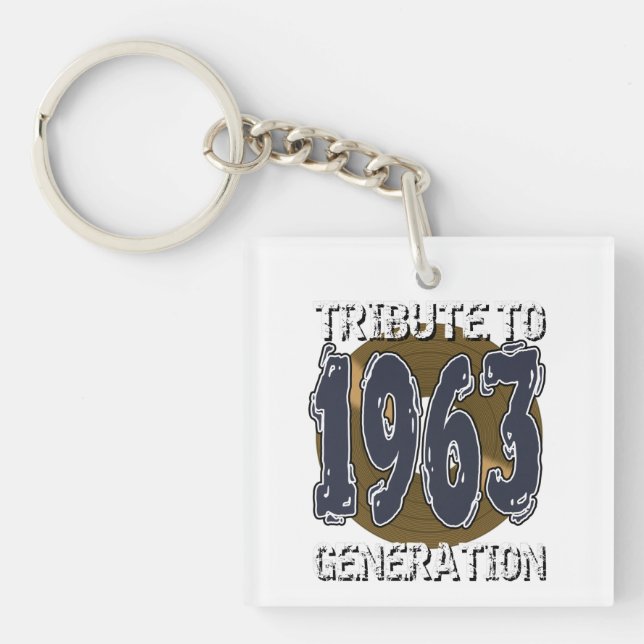 1963 anniversary tribute key ring (Front)