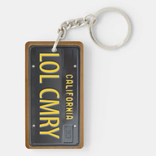 1963 California License Plate Keychain CUSTOM