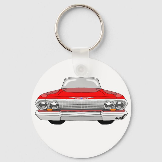 1963 Chevrolet Impala Key Ring (Front)
