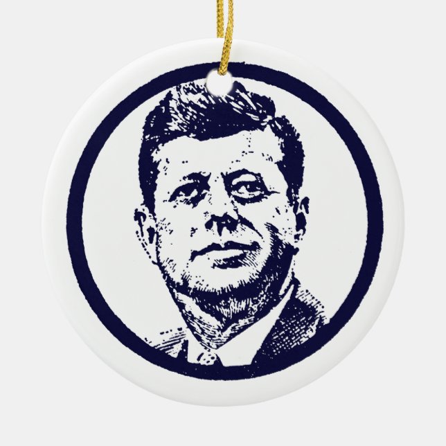 1963 JFK CERAMIC ORNAMENT (Front)
