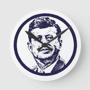 1963 JFK ROUND CLOCK