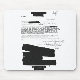1963 Kennedy memo regarding UFOs Mouse Pad