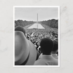 1963 March on Washington Reflecting Pool Restored  Postcard