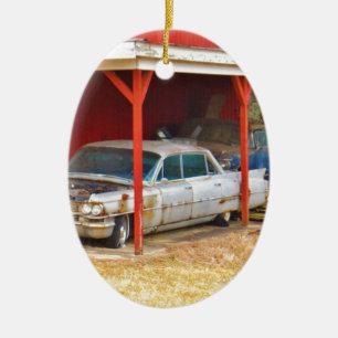 1963 Silver Sadan deville Ceramic Tree Decoration