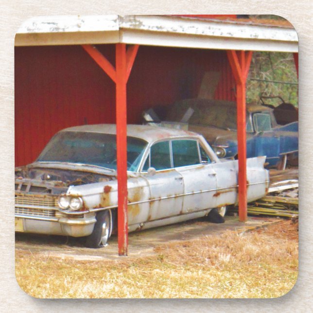 1963 Silver Sadan deville Coaster (Front)