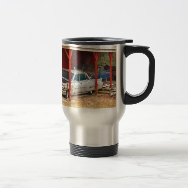 1963 Silver Sadan deville Travel Mug (Right)