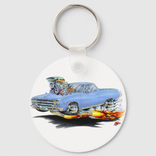 1964-65 El Camino Lt Blue Truck Key Ring