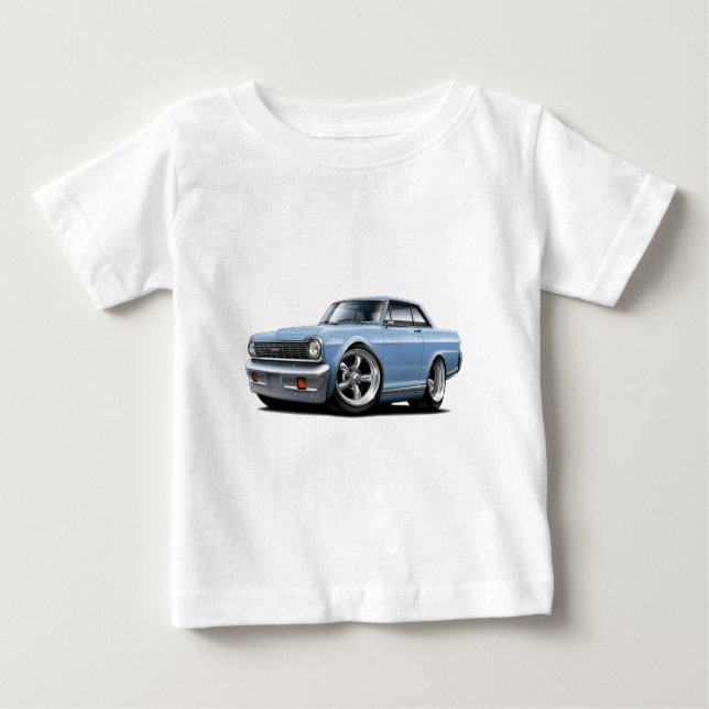 1964-65 Nova Lt Blue Car Baby T-Shirt (Front)
