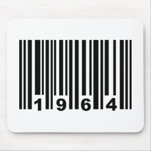 1964 barcode mouse pad