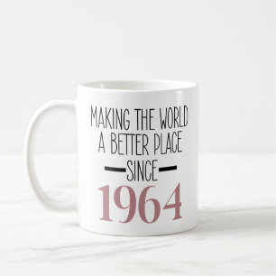 1964 Birthday 60th Years Old Gifts Women Mug