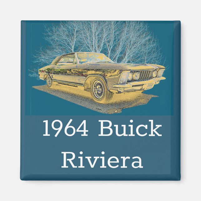 1964 Buick Riviera Magnet (Front)