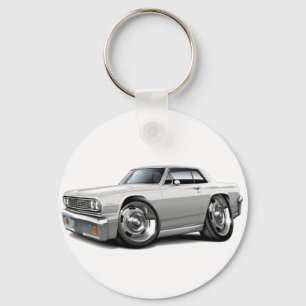 1964 Chevelle White Car Key Ring