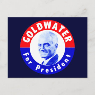 1964 Goldwater for President Postcard