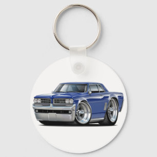 1964 GTO Dk Blue Car Key Ring