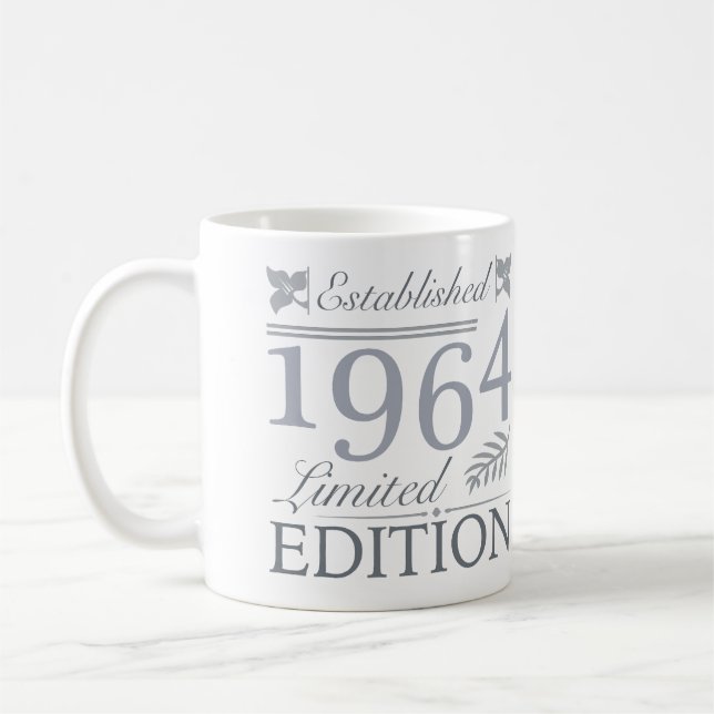1964 Limited Edition 60 Years Old Coffee Mug (Left)
