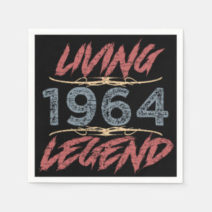 1964 Living Legend 60th Birthday Napkin