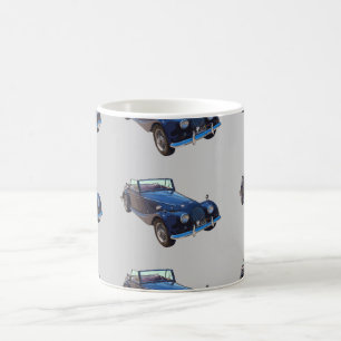 1964 Morgan Plus 4 Convertible Sports Car Coffee Mug