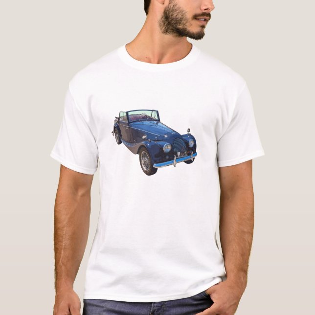 1964 Morgan Plus 4 Convertible Sports Car T-Shirt (Front)