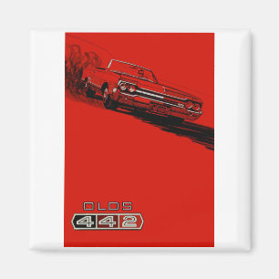 1964 Oldsmobile 442 poster reproduction Magnet