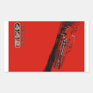 1964 Oldsmobile 442 poster reproduction Rectangular Sticker