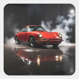 1964 Porsche 911 Square Sticker