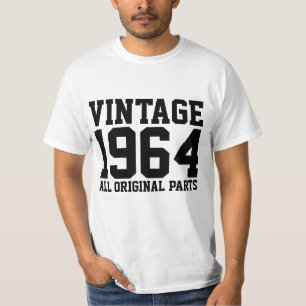 1964 VINTAGE BIRTHDAY T-shirts