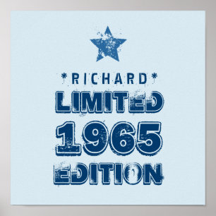 1965 50th Birthday Limited Edition Custom J50Z Poster