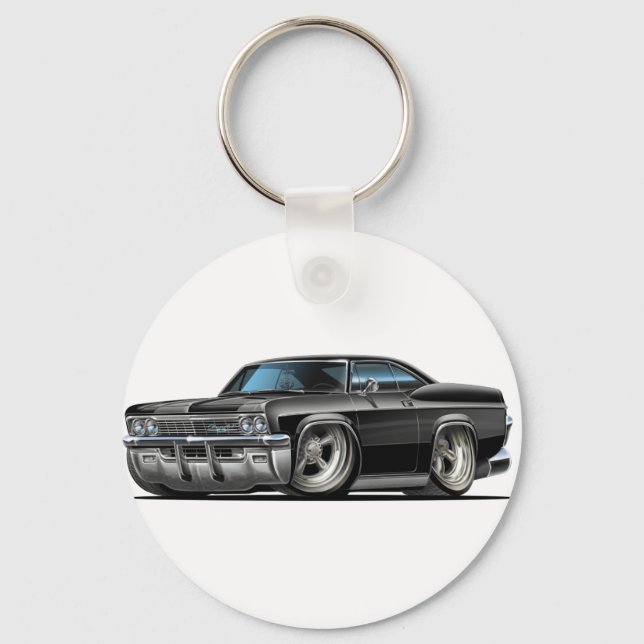 1965-66 Impala Black Car Key Ring (Front)