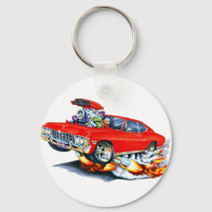 1965-66 Impala Red Car Key Ring