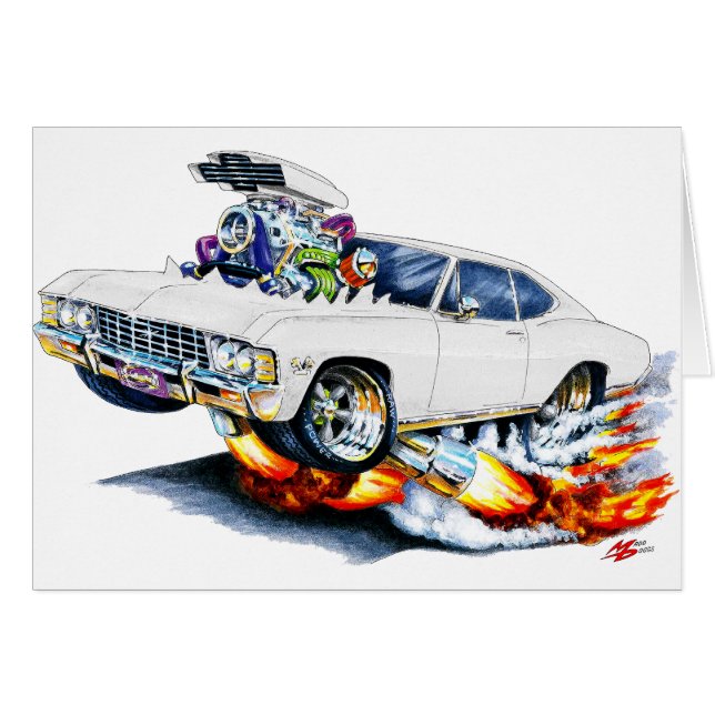 1965-66 Impala White Car (Front Horizontal)