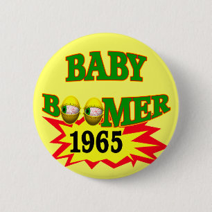 1965 Baby Boomer 6 Cm Round Badge