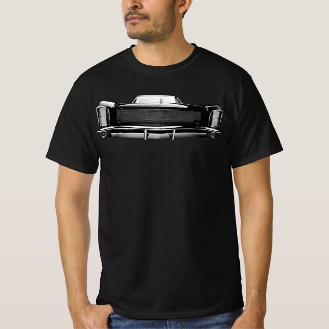 1965 Buick Riviera Front Grill View Silhouette T-Shirt (Front)