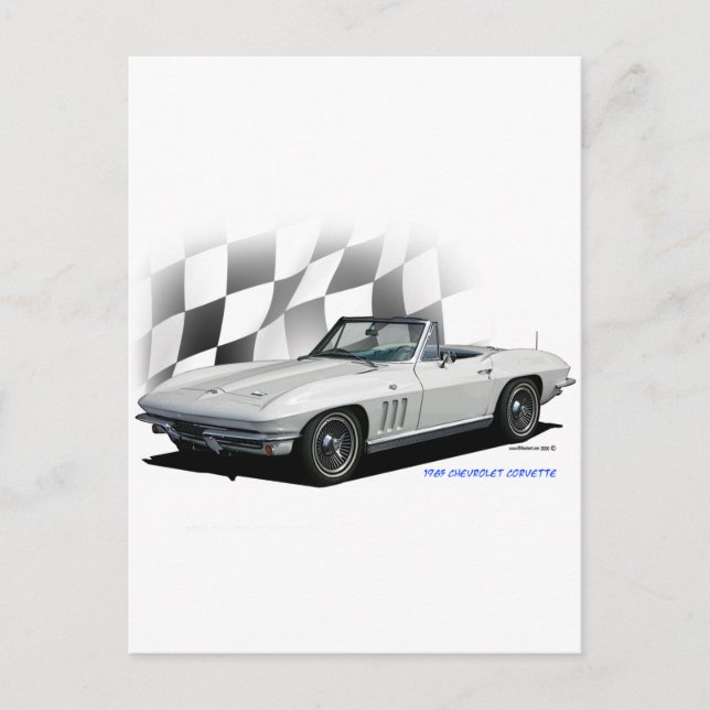 1965 Chevrolet Corvette Postcard (Front)