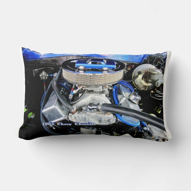 1965 Chevy Chevelle Blue Lumbar Cushion (Front)