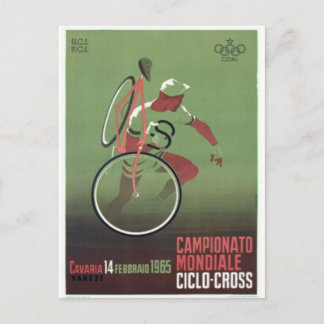 1965 Ciclo-cross Poster Postcard