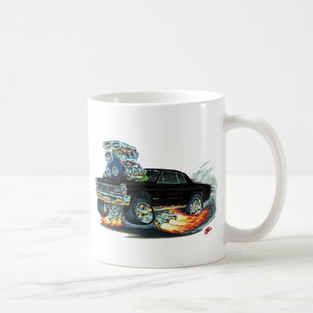 1965 GTO Black Car Coffee Mug (Right)