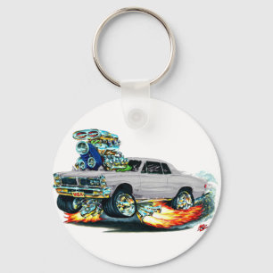 1965 GTO Grey Car Key Ring